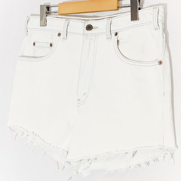 Vintage Levi's Faded Denim Shorts - Picture 8 of 10